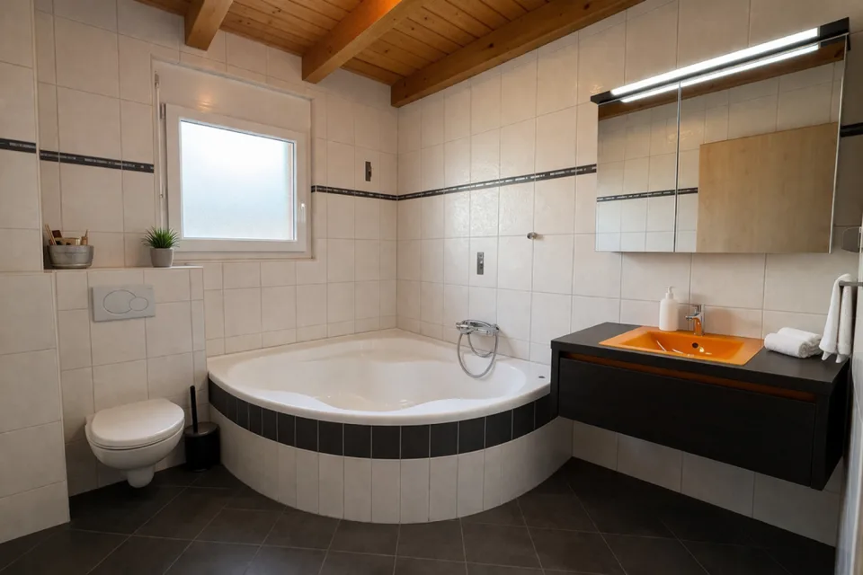 Saxon - 184 m² Dachgeschoß in ruhiger Lage, überdachte Terrasse und 2 überdachte Parkplätze
