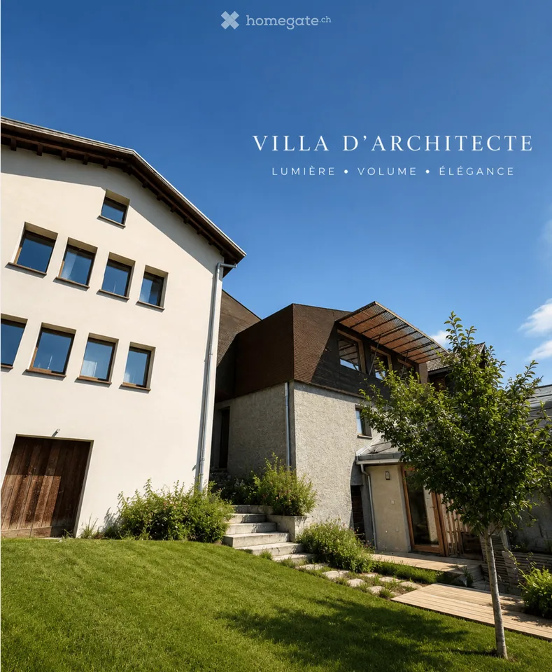 Magnifique villa de 6.5 pièces à Corin-de-la-Crête – Disponible immédiatement