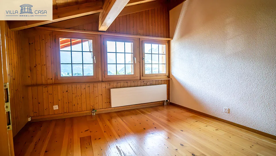 Alpine attic apartment including renovation package (optional)