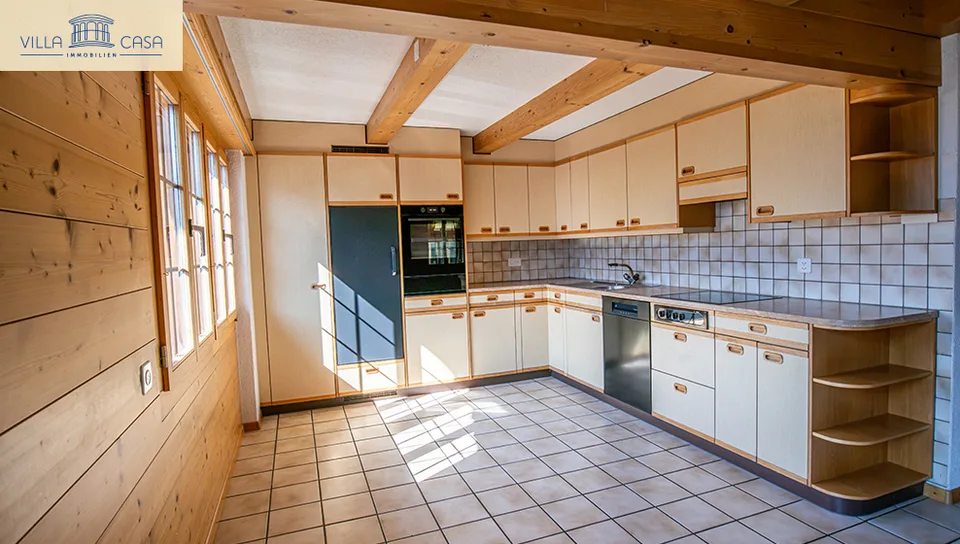 Alpine attic apartment including renovation package (optional)