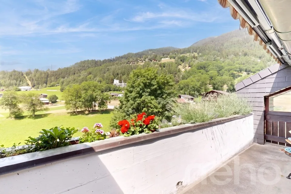 Charmant duplex de 2,5 pièces en résidence secondaire à Lax (Valais)