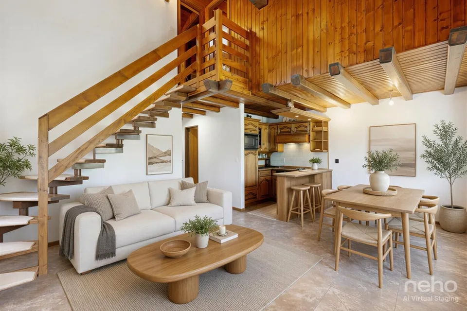 Charmant duplex de 2,5 pièces en résidence secondaire à Lax (Valais)