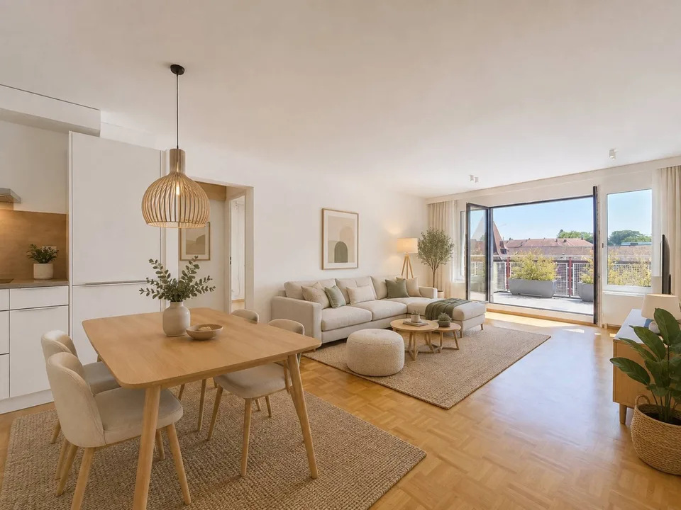 Élégant appartement de 4,5 pièces avec deux balcons au cur d'Yverdon-les-Bains