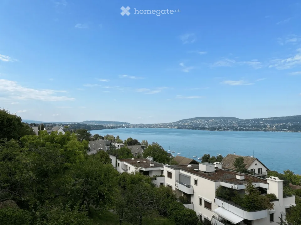 3.5-Zimmer-Terrassenwohnung - Ihre Traumaussicht in Kilchberg