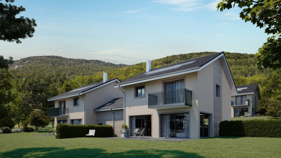 Semi-detached villa on plans - Plot 2