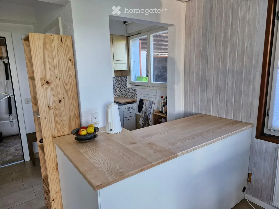 2 pièces au rez-de-chaussée
