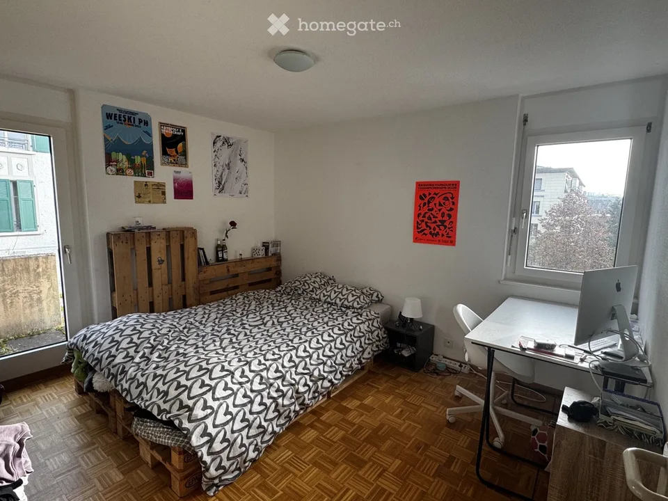 Bright 2-room apartment in the center of Lausanne