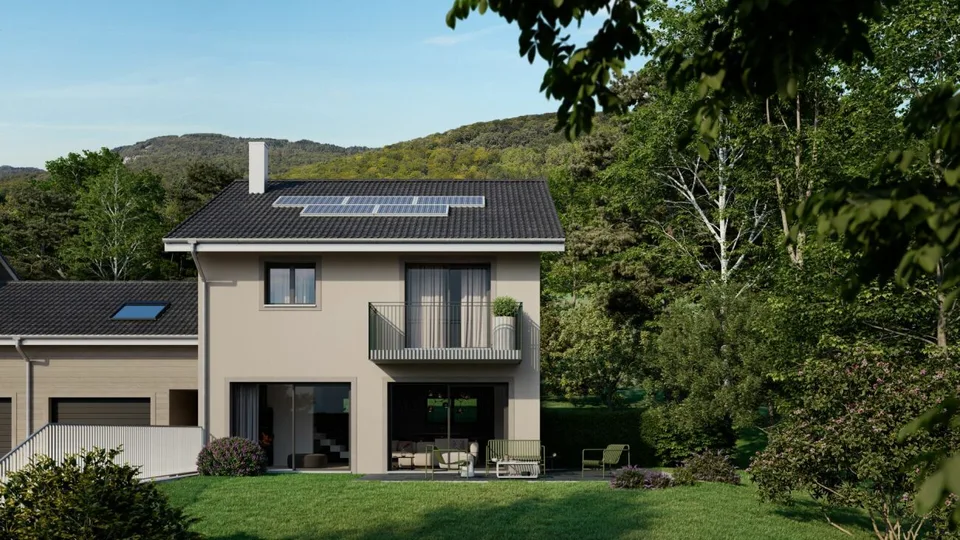Semi-detached villa on plans - Plot 4