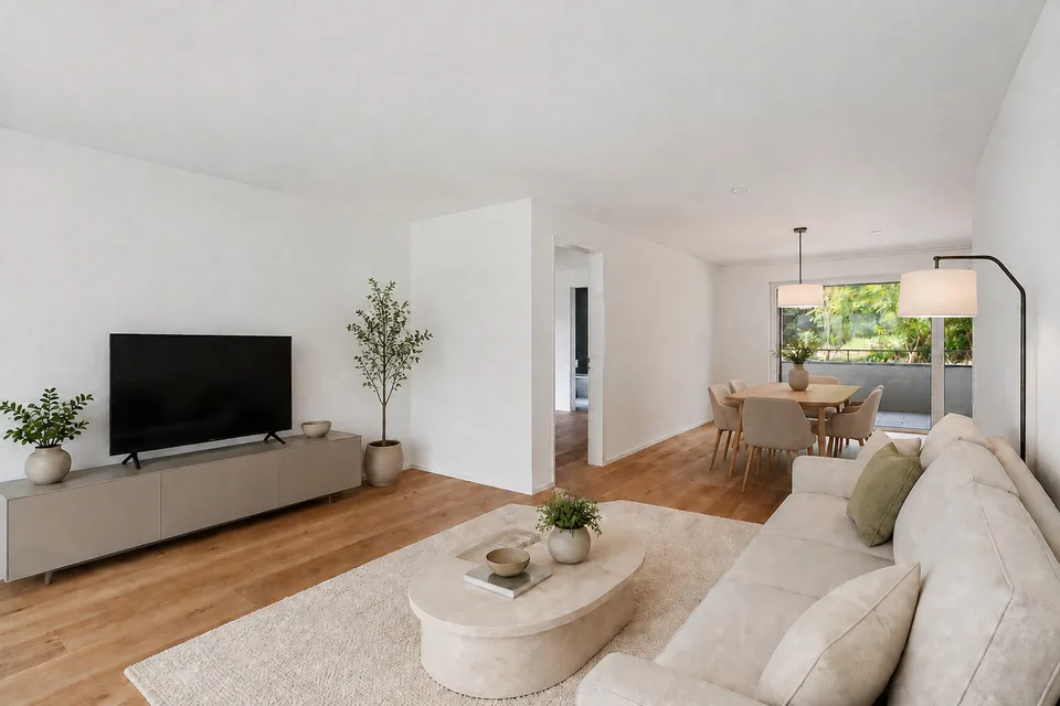 Appartement moderne 4,5 pièces avec trois balcons couverts