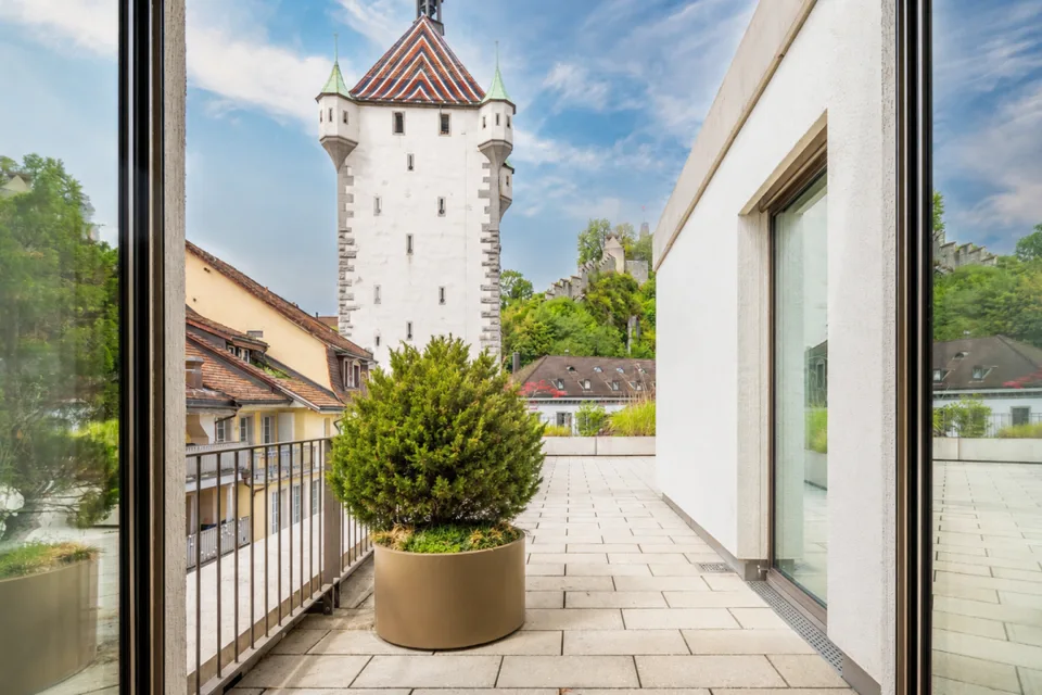 Private Oase über den Dächern von Baden