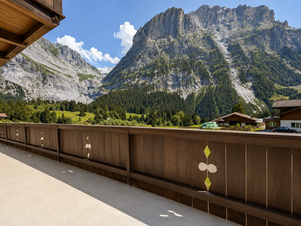 Chalet Blanche-Neige – charmant appartement de 4 pièces avec vue sur l'Eiger