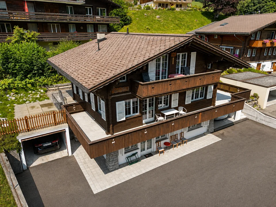 Chalet Blanche-Neige – charmant appartement de 4 pièces avec vue sur l'Eiger