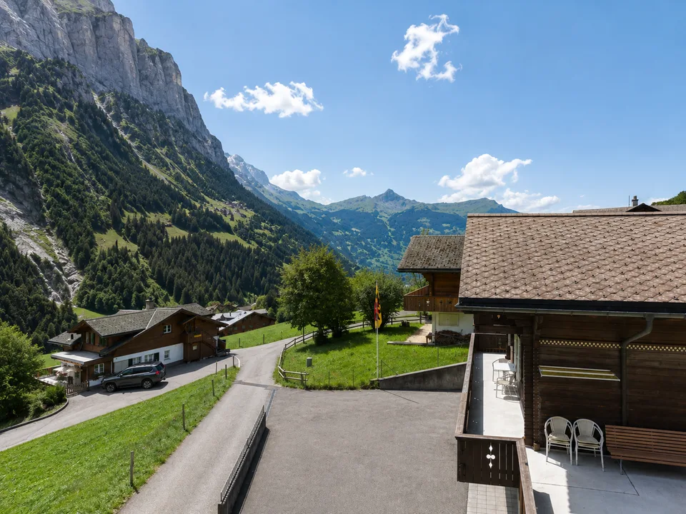 Chalet Blanche-Neige – charmant appartement de 4 pièces avec vue sur l'Eiger