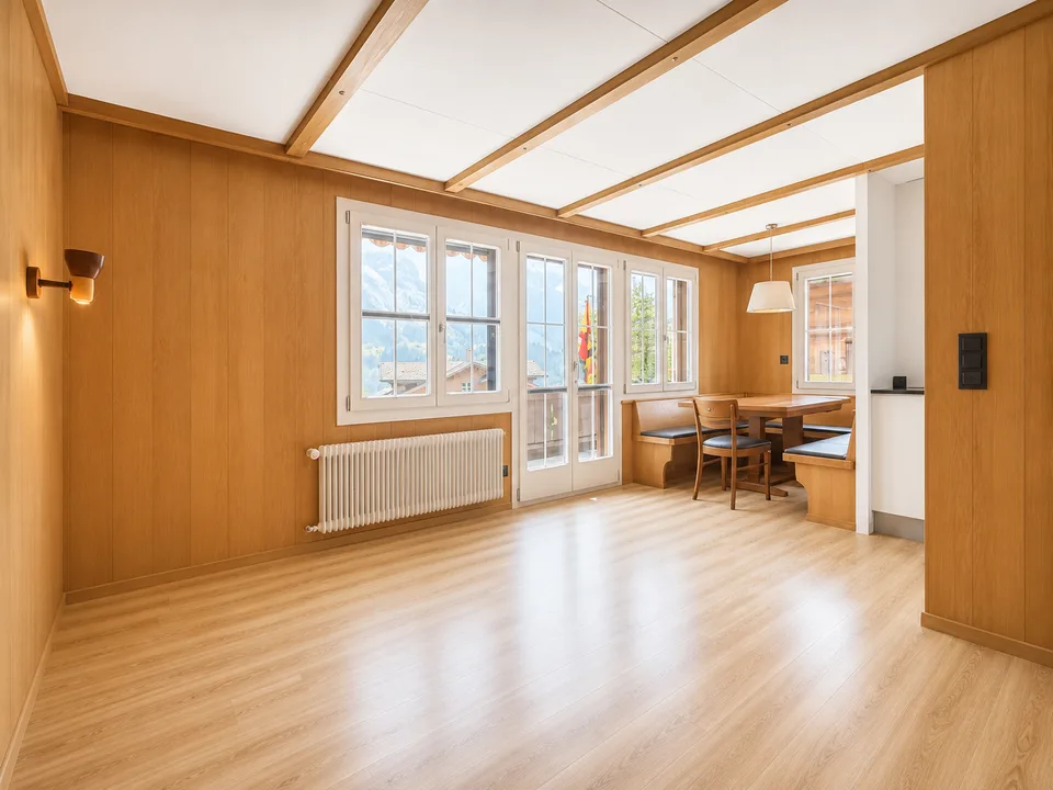 Chalet Blanche-Neige – charmant appartement de 4 pièces avec vue sur l'Eiger