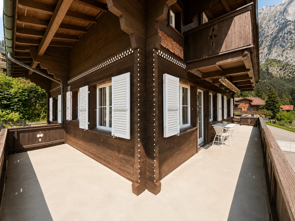 Chalet Blanche-Neige – charmant appartement de 4 pièces avec vue sur l'Eiger
