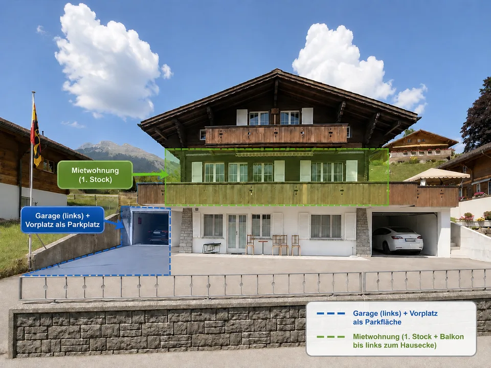 Chalet Schneewittchen – charmante 4-Zimmer-Wohnung mit Eigerblick