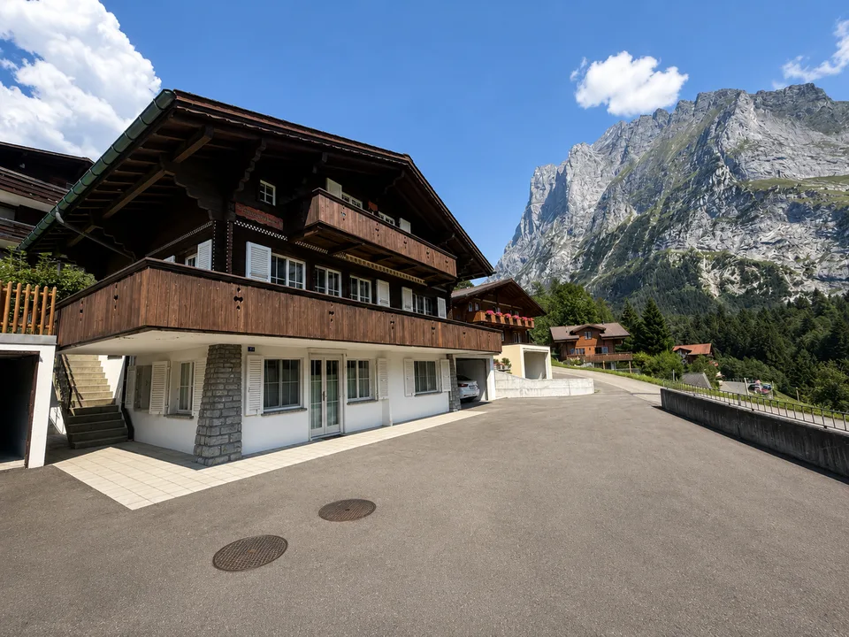Chalet Blanche-Neige – charmant appartement de 4 pièces avec vue sur l'Eiger