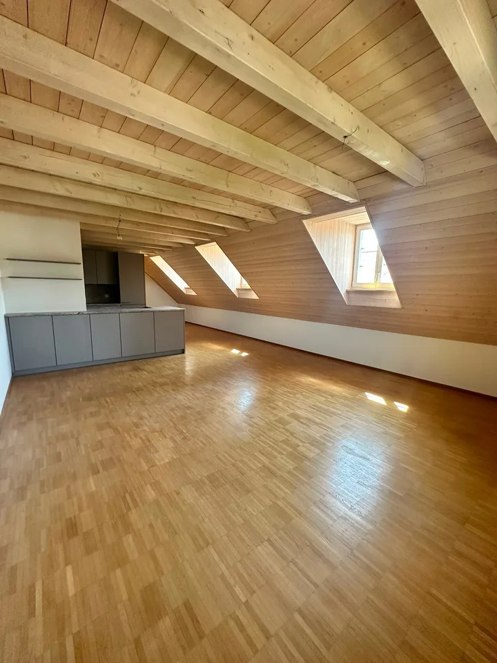 Renovierte 3.5-Zimmer-Dachwohnung - neue Küche