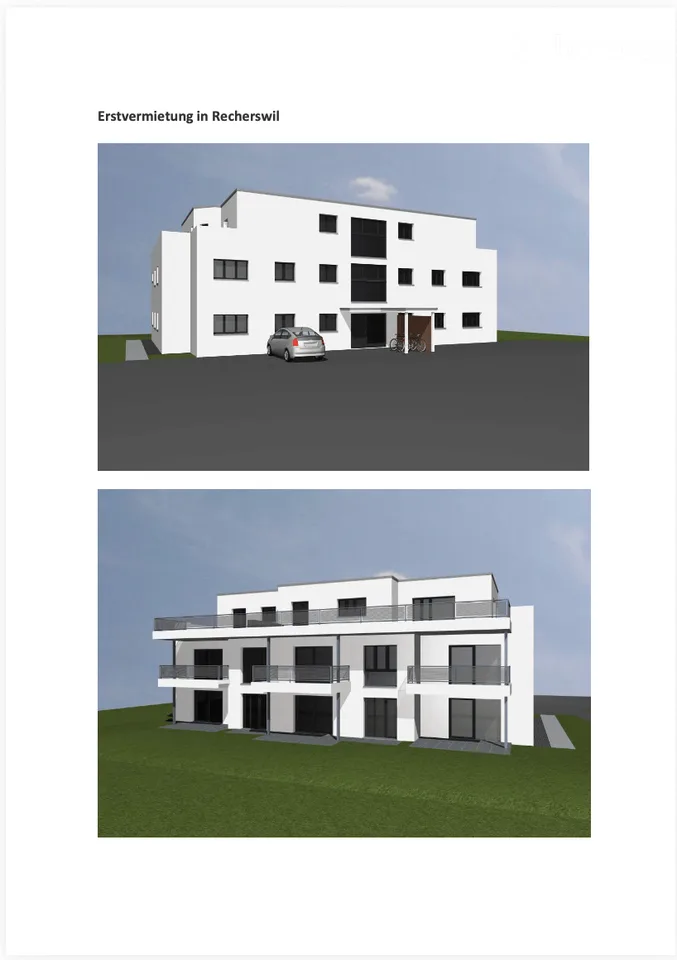 Moderne 3.5-Zimmer-Wohnung mit Balkon in Recherswil – sofort verfügbar!