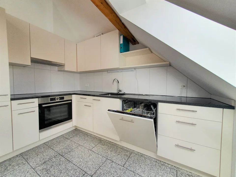 Charmante 3.5-Zimmer-Dachwohnung mit Panoramablick in Zürich-Wipkingen  / befristete bis 31.09.2027