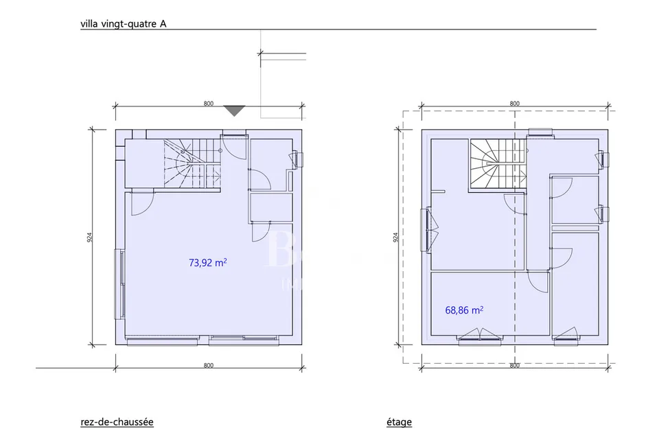 Villa individuelle - position Sud