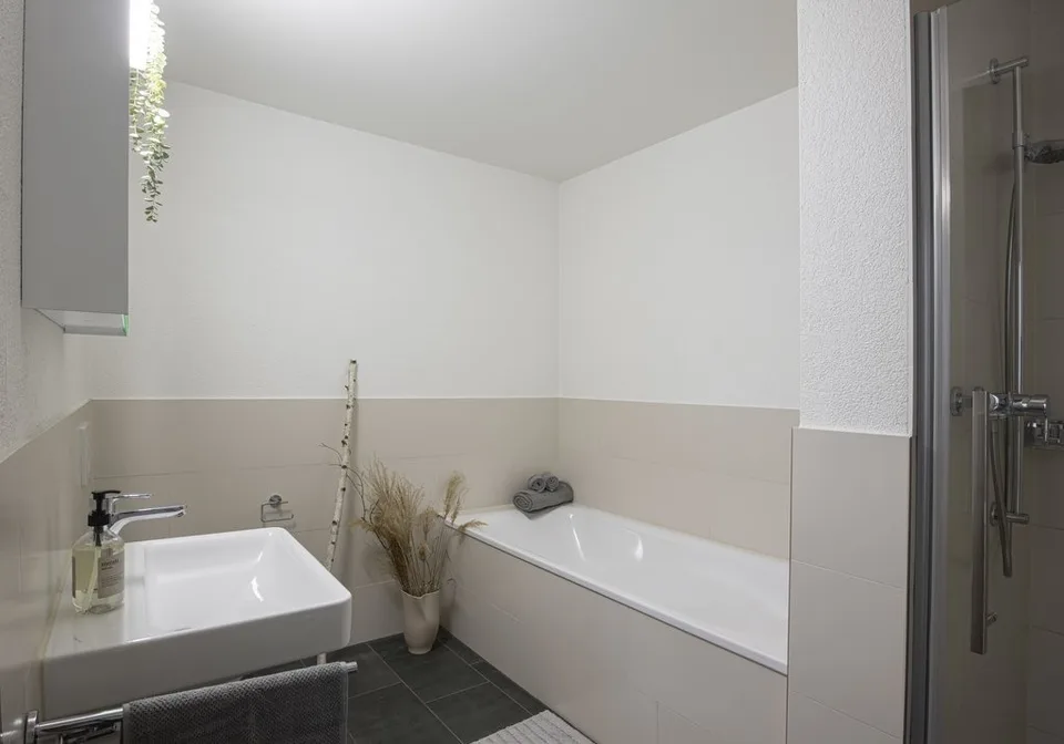 Moderne Wohnung mit eigenem Waschturm
