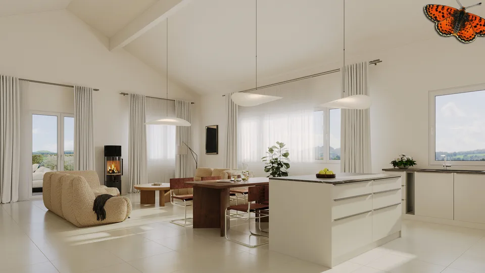 Der Geist einer Villa, die Vorteile einer Wohnung!