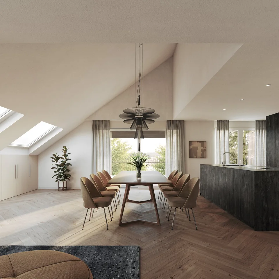 EQUINOX76 - Maisonette-Dachwohnung an privilegierter Hanglage