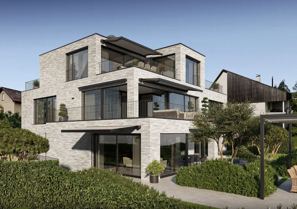 Exclusive 5.5-room DUPLEX garden apartment SMARAGD with wellness/f...