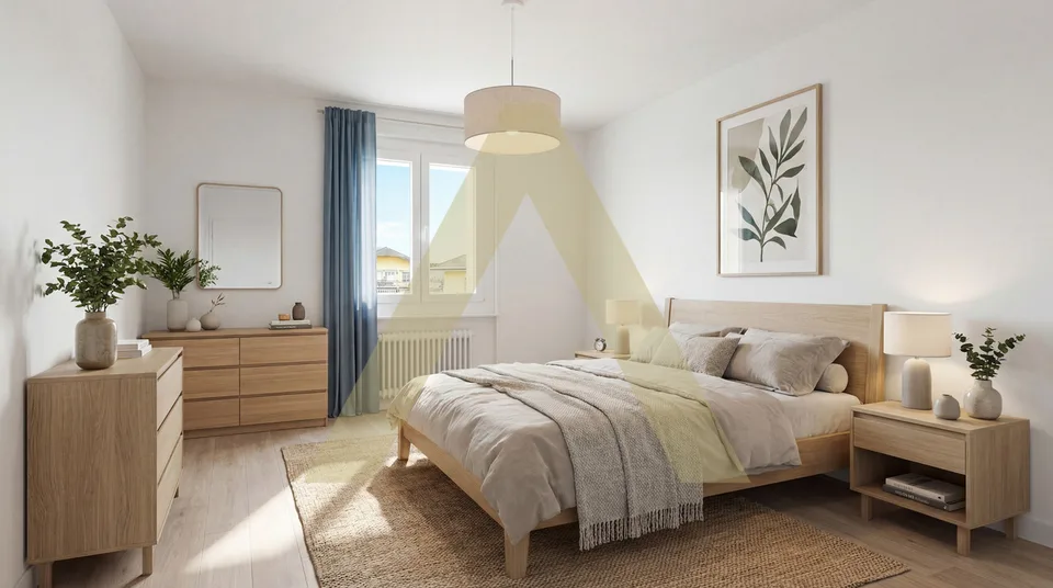 Grand duplex avec vue lac