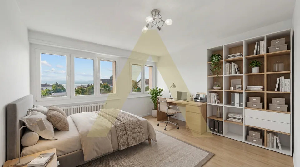Grand duplex avec vue lac