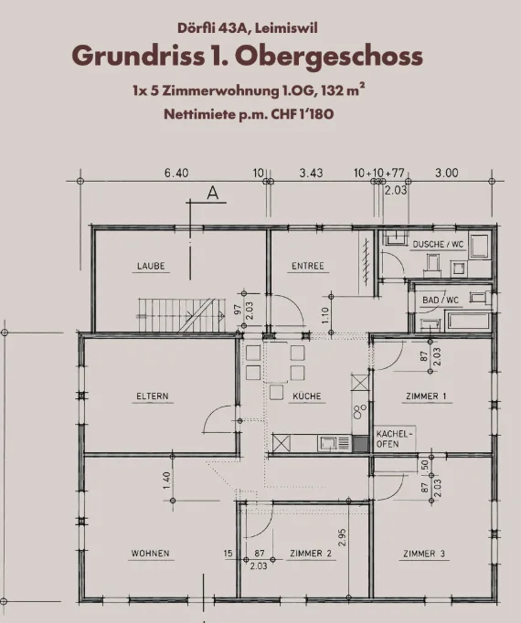 Spacious multi-family house with top returns and parking possibility, Leimiswil