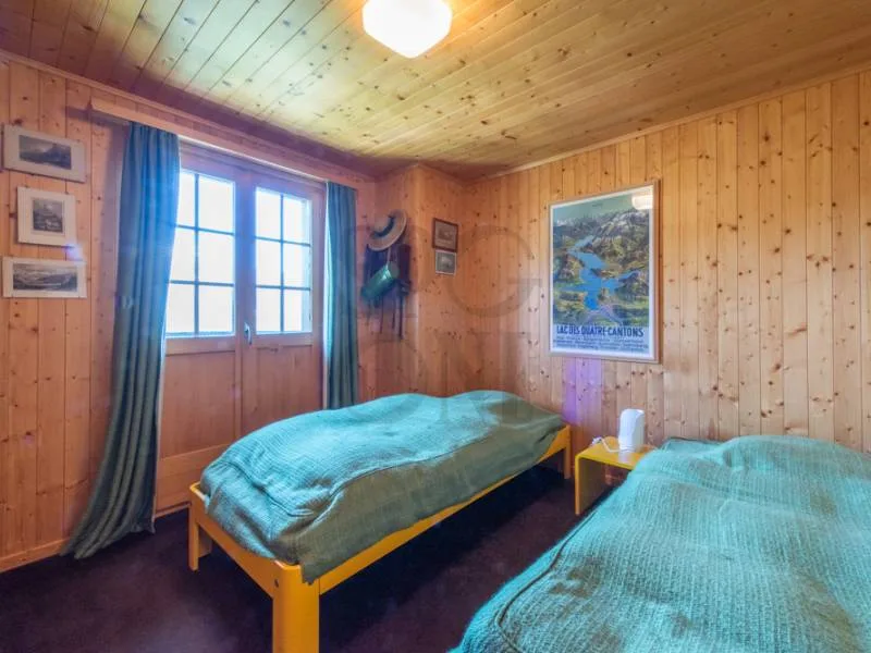 Typisches Chalet mit atemberaubendem Blick