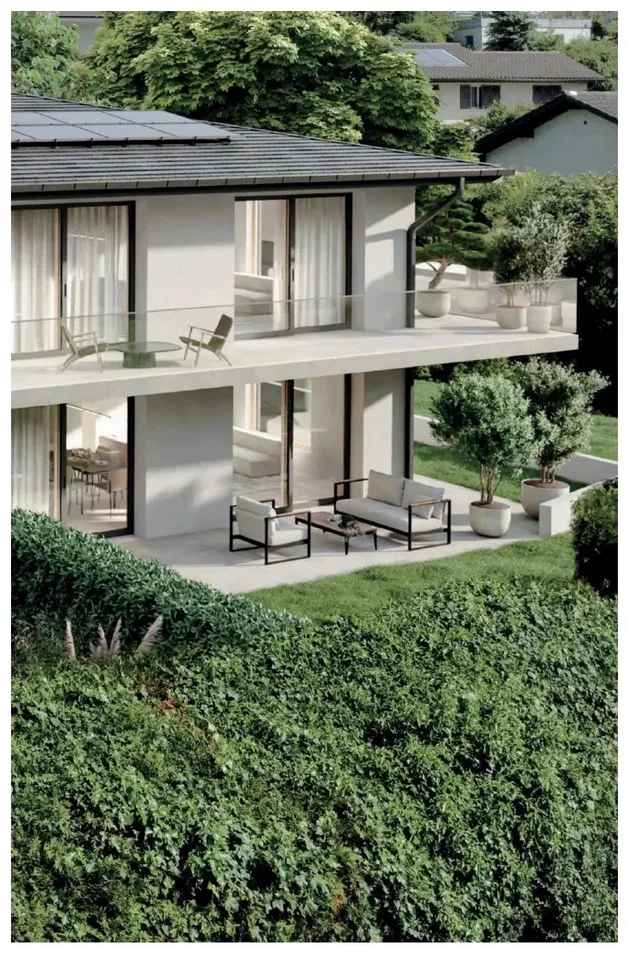 Neue Wohnung in Lutry mit Garten
