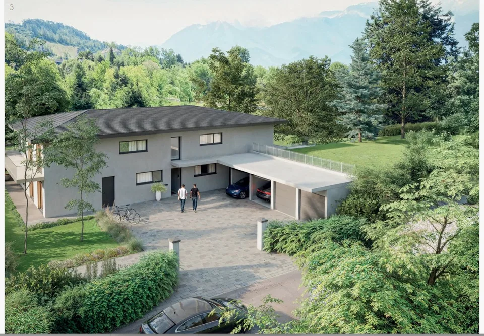 Neue Wohnung in Lutry mit Garten