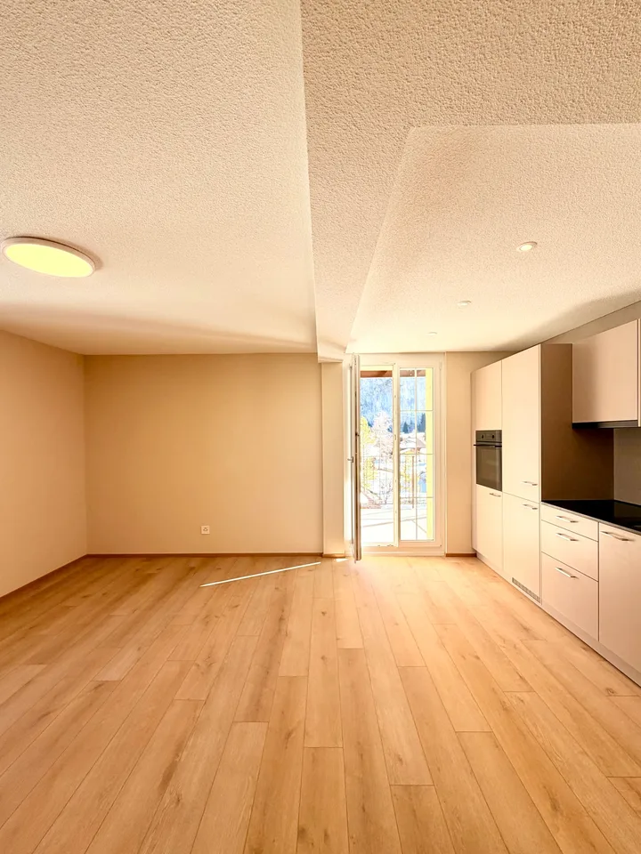 Charmante 3.5-Zimmer-Wohnung mit Balkon und herrlicher Aussicht in Kandersteg