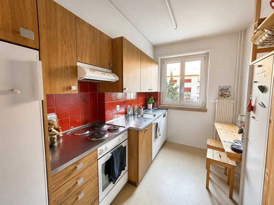3-room apartment with balcony in quiet and central location in Bern