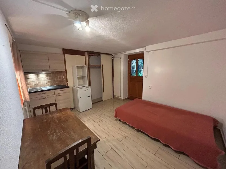 Studio meublé au rez-de-chaussée à Chernex