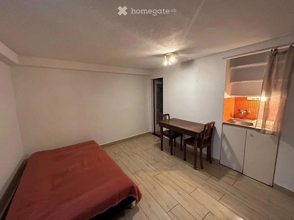 Studio meublé au rez-de-chaussée à Chernex