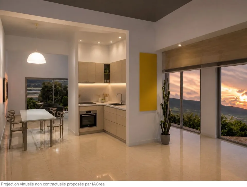 Looking for an apartment with a garden and a view of the lake?