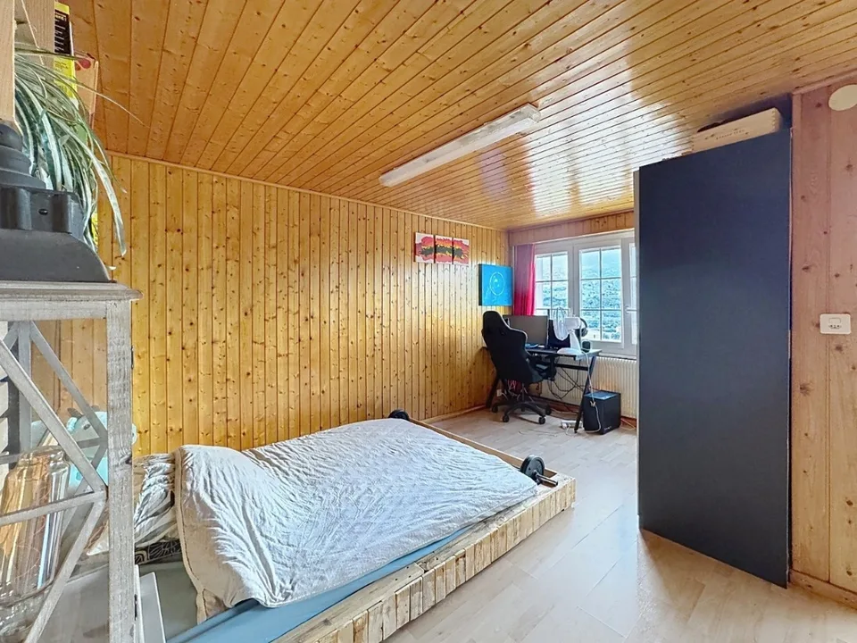 Sion, Villa mit 5.5 Zimmern von 197m2 in den Höhen von Bramois, inmitten der Natur, Garage, überdacht