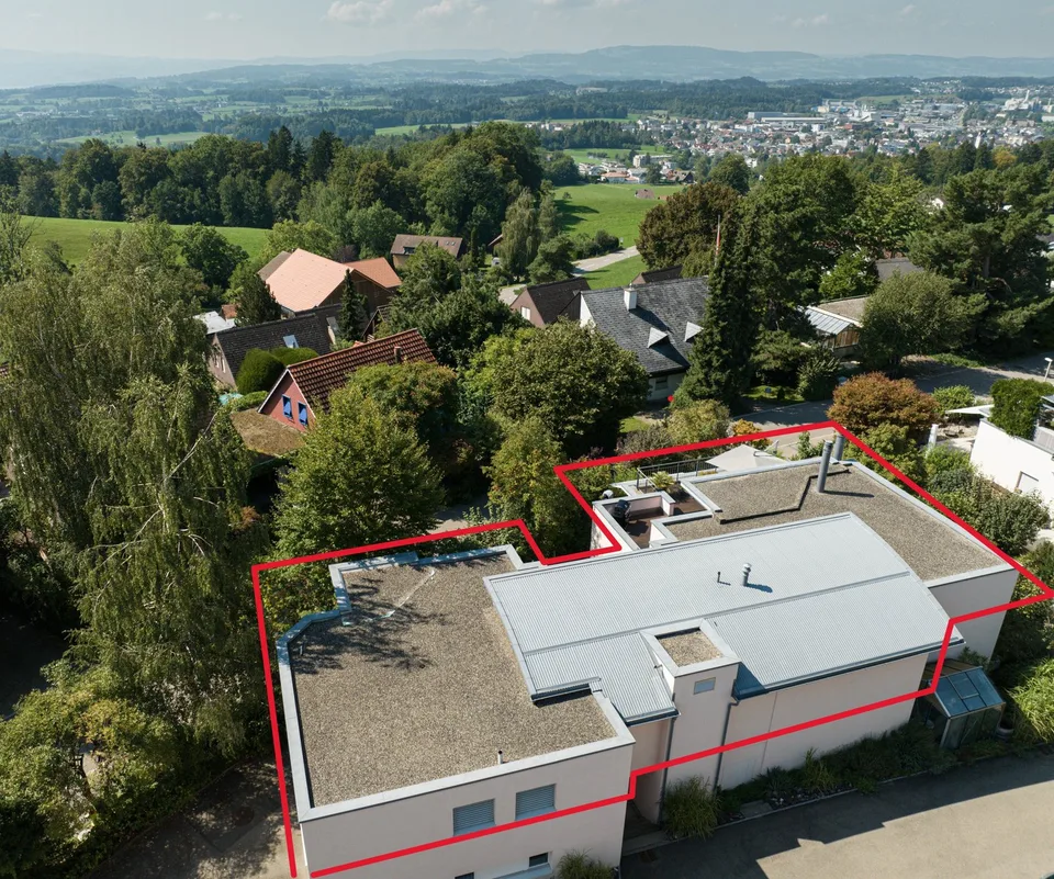 Penthouse-Traum mit Einfamilienhaus-Feeling & grosser Terrasse
