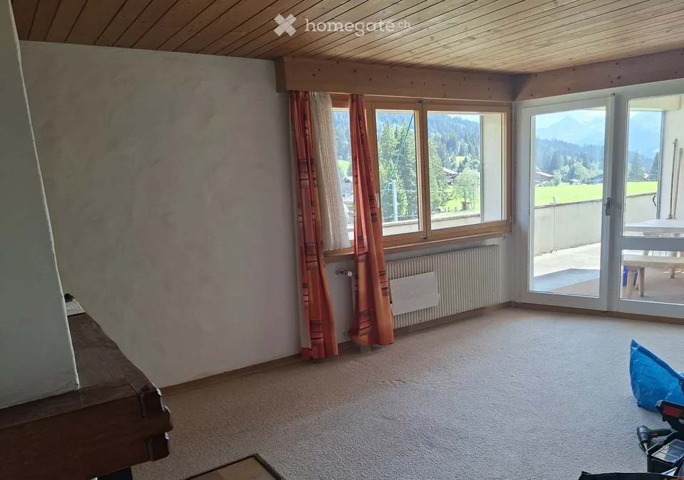 Incantevole appartamento di 4 locali a Saanenmöser con balcone e vista mozzafiato