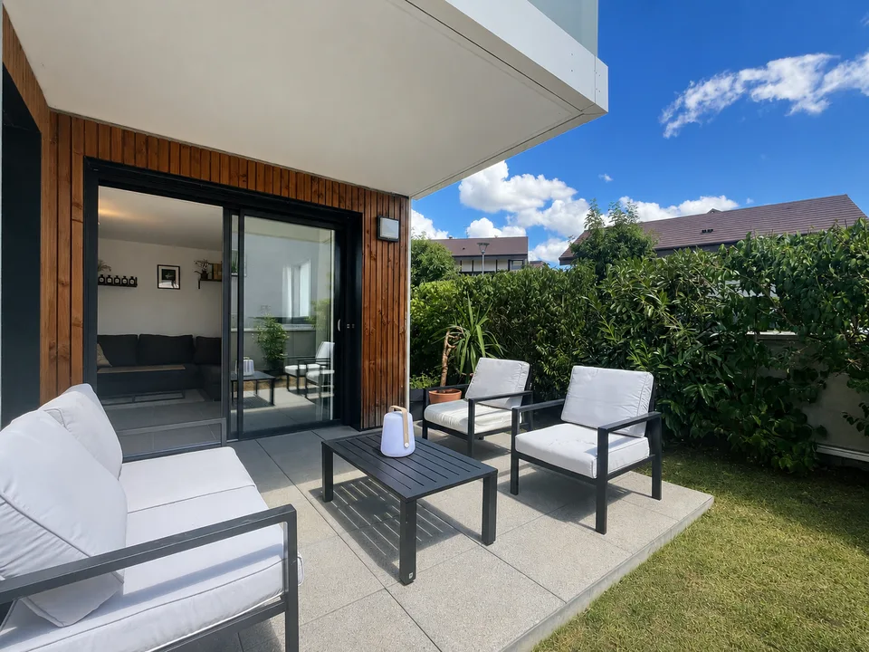 T3 de standing avec terrasse et garage double