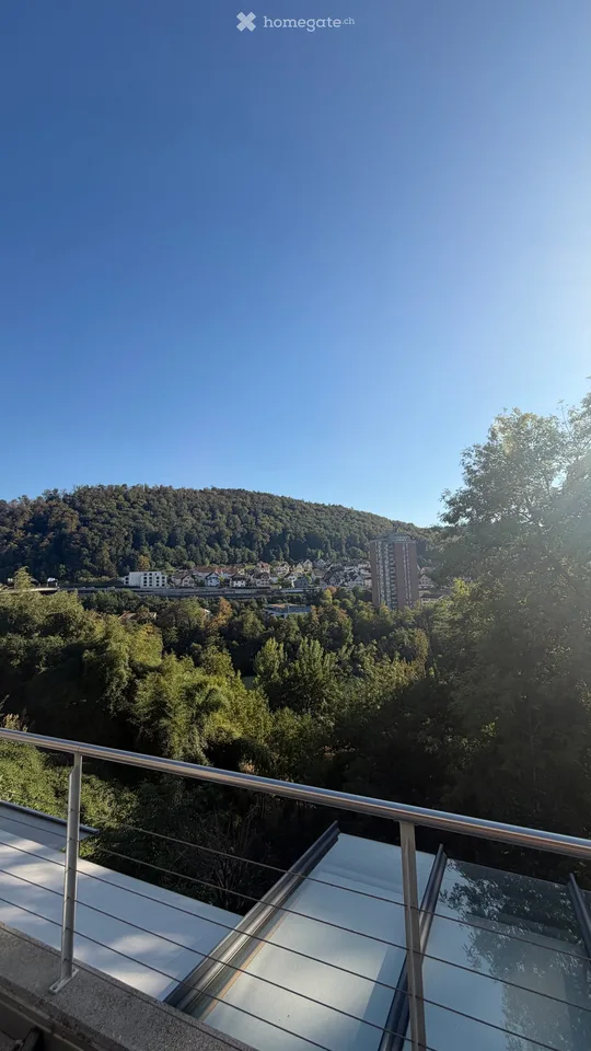 Helle 4.5-Zimmer-Terrassenwohnung mit Panoramablick bei Baden AG