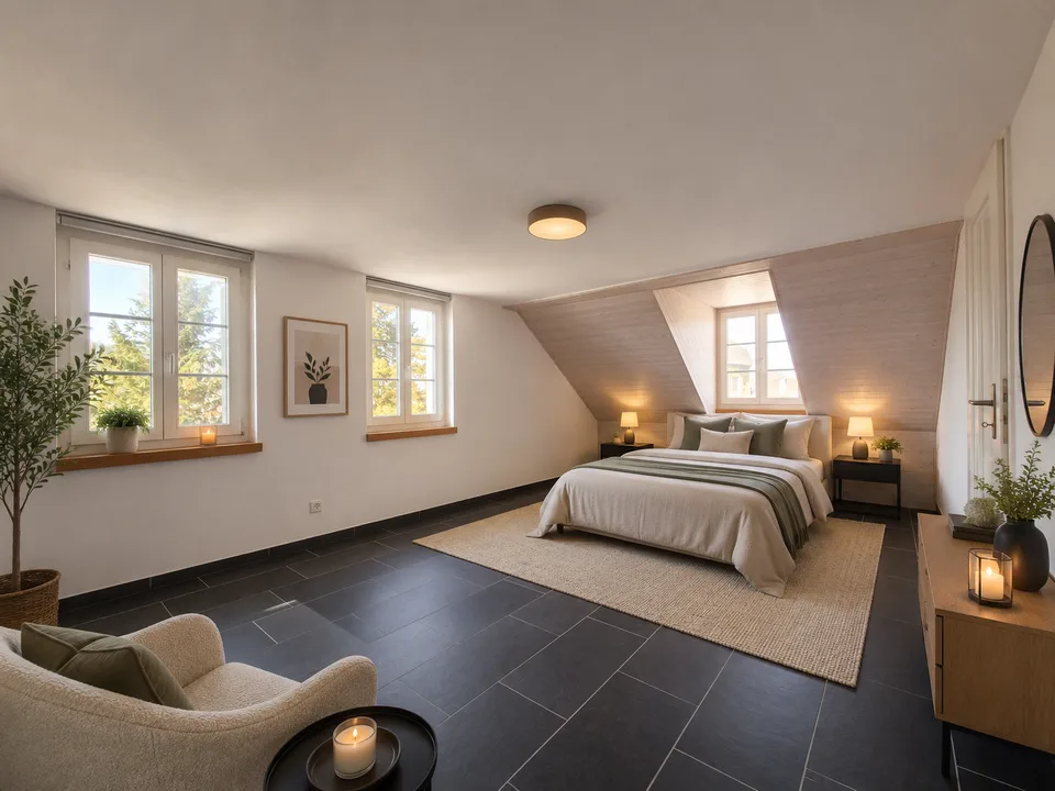 Casa d'angolo unica di 6½ locali ad Affoltern a. A.