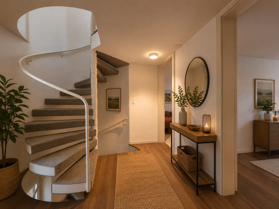 Casa d'angolo unica di 6½ locali ad Affoltern a. A.