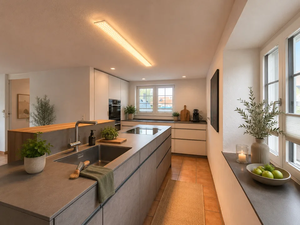 Casa d'angolo unica di 6½ locali ad Affoltern a. A.