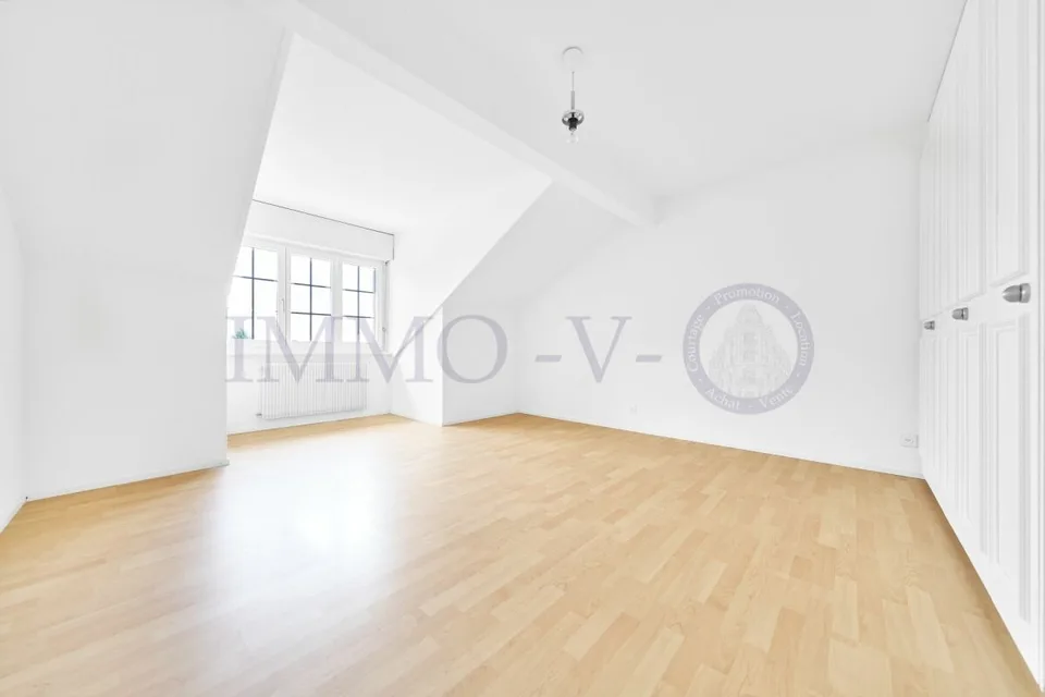 SPACIOUS RENOVATED ATTIC WITH CHARACTER WITH BALCONY-TERRACE AND LAKE VIEW