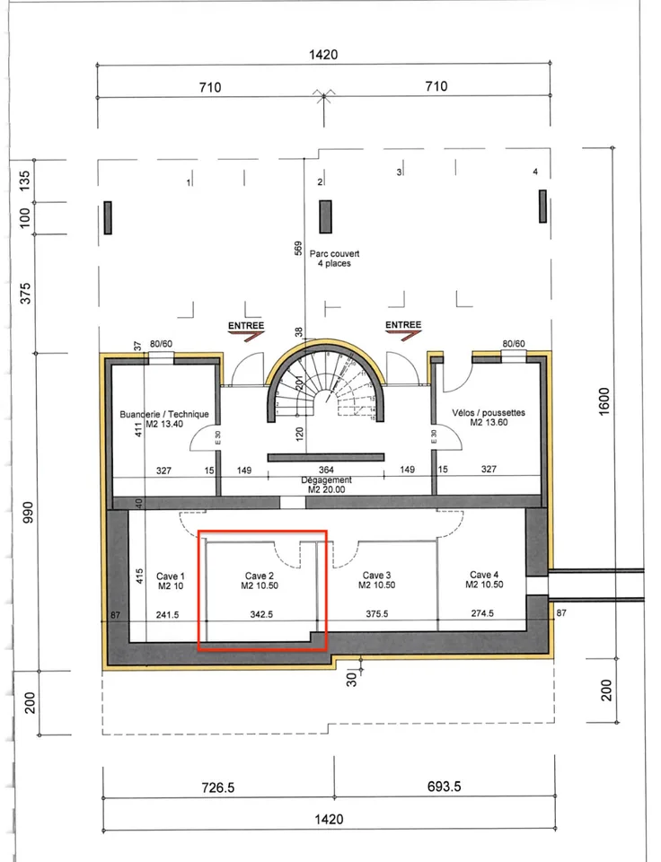 Schönes 4.5-Zimmer-Apartment mit großem Balkon, nur zwei Schritte vom Stadtzentrum entfernt, Rue Saint-Georges